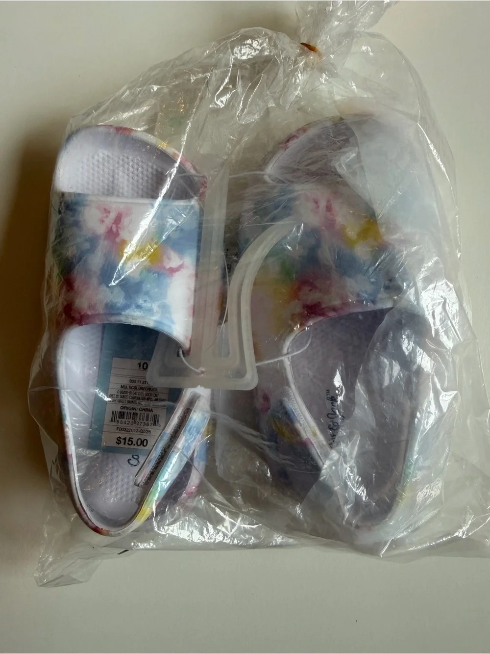 Cat& Jack Kids Tie-Dye Slide Sandals